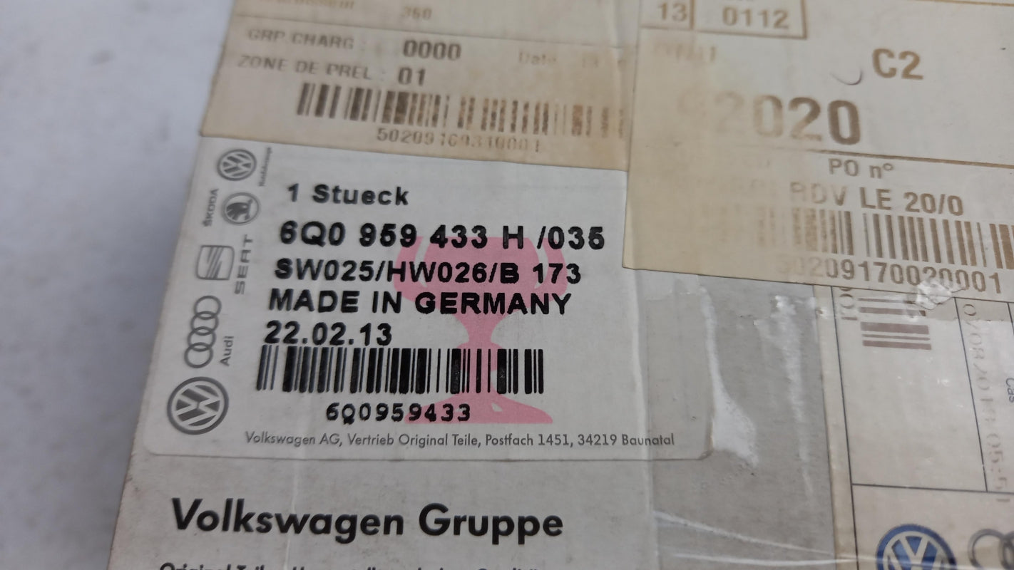 Original VW Polo 9N SKODA Fabia 6Y Komfortsteuergerät 6Q0959433H035