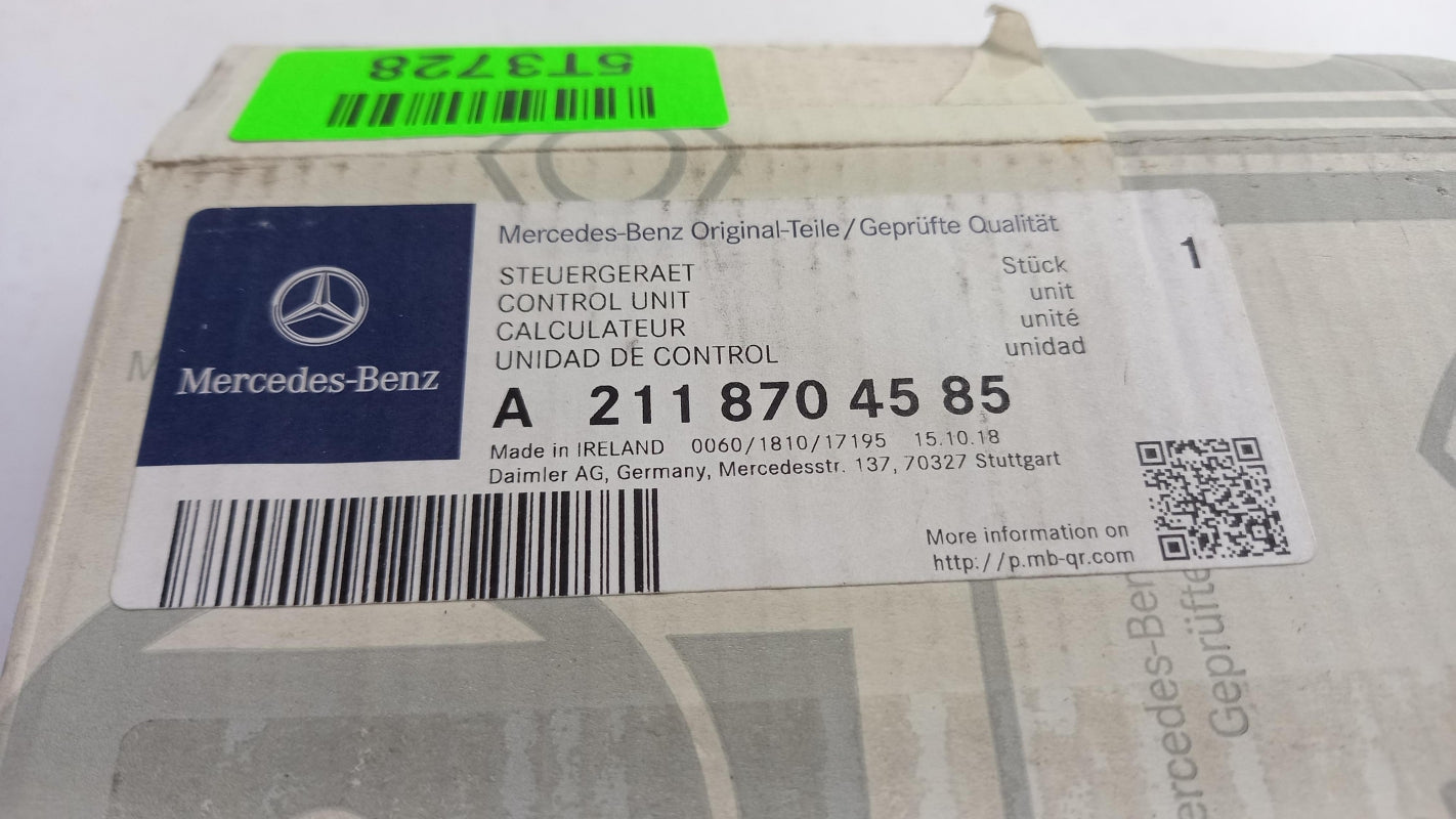 Original MERCEDES-BENZ X164 W203 W211 W251 Sitzsteuergerät vorne A2118704585