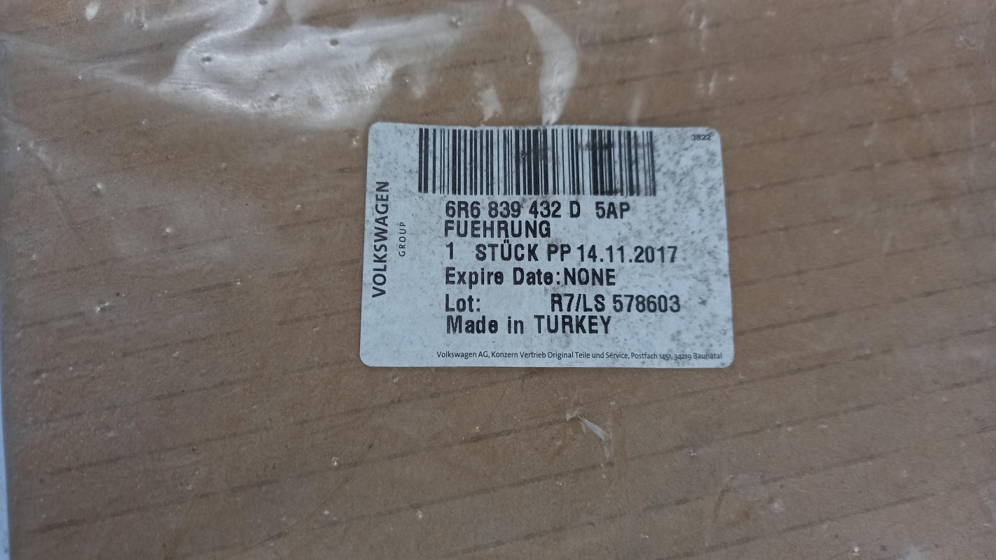 Original OE Volkswagen Fensterführungsschiene 6R6839432D5AP