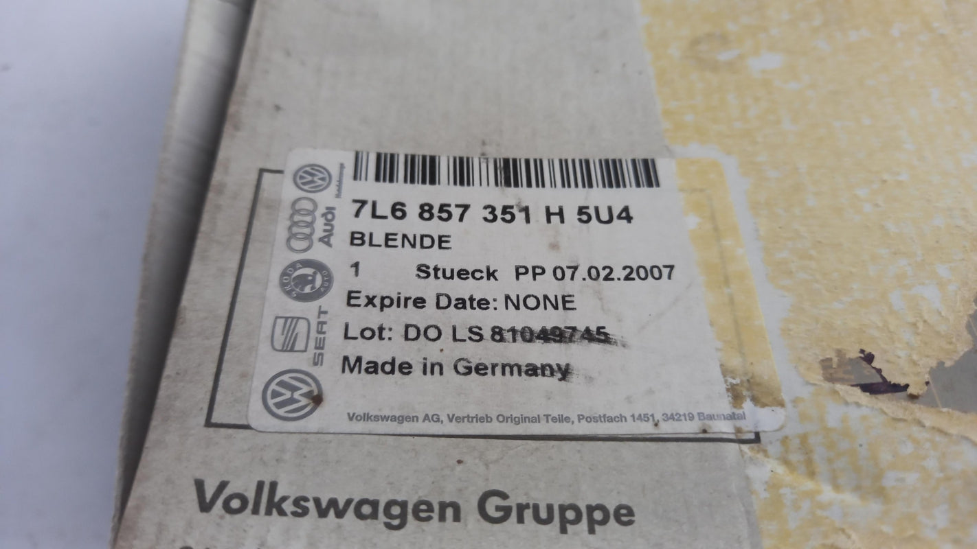 Original VW Touareg 7L Mittelkonsole Blende walnuß vorne 7L6857351H5U4