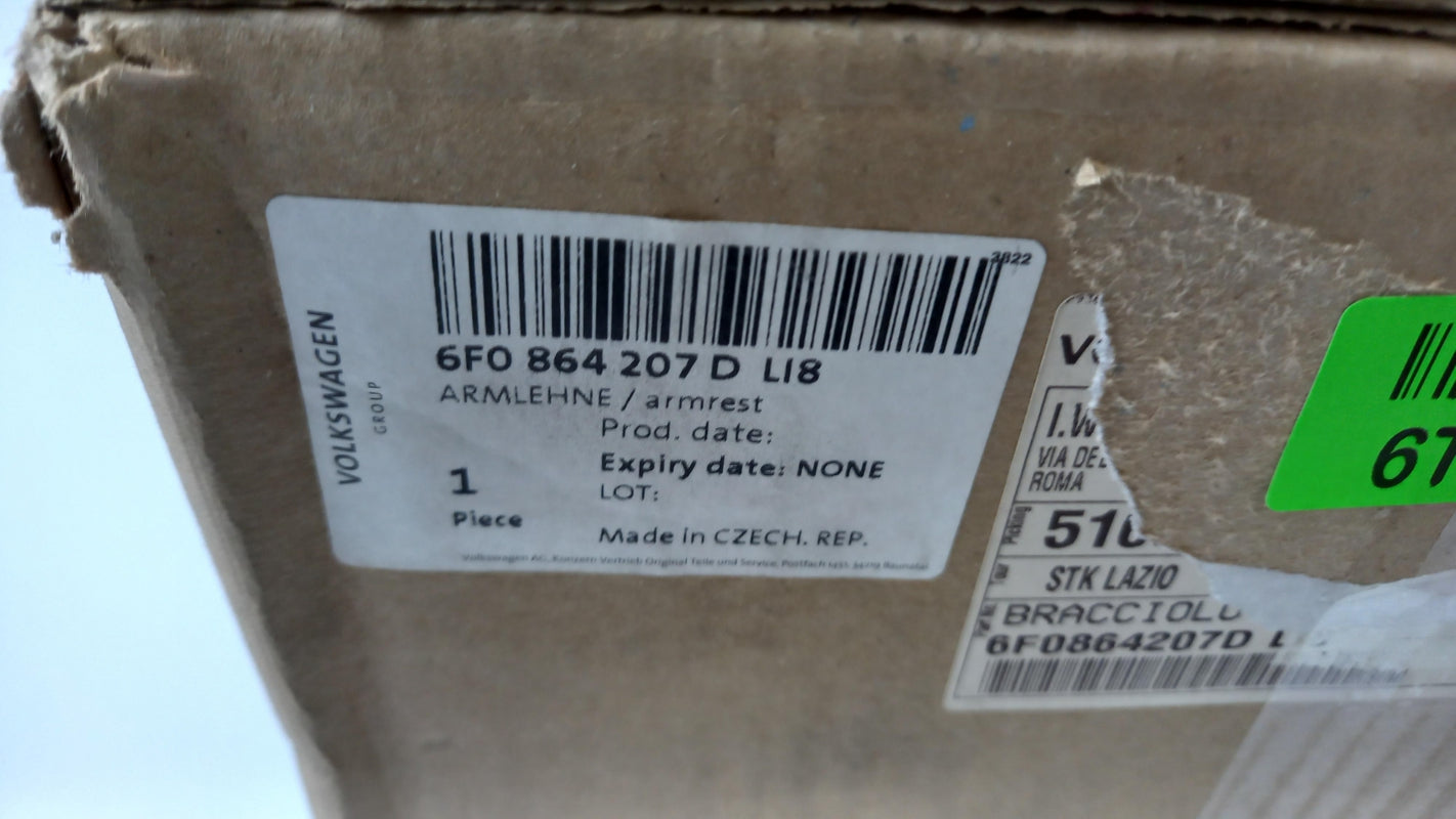Original OE Volkswagen Armlehne 6F0864207DLI8