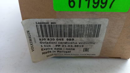 Original SKODA Fabia II Roomster Heizungsbetätigung satinschwarz 5J08200459B9