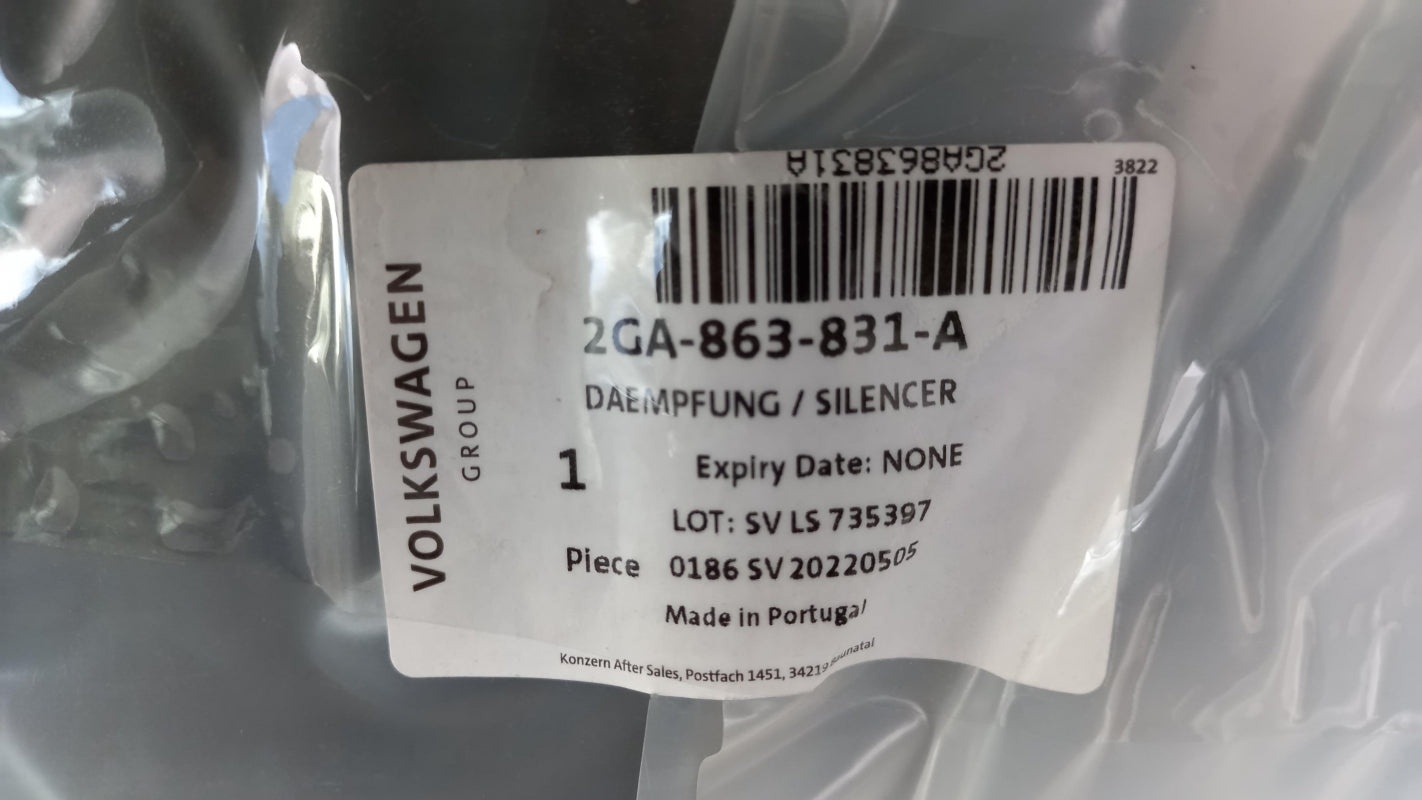 Original OE Volkswagen Isolierung 2GA863831A