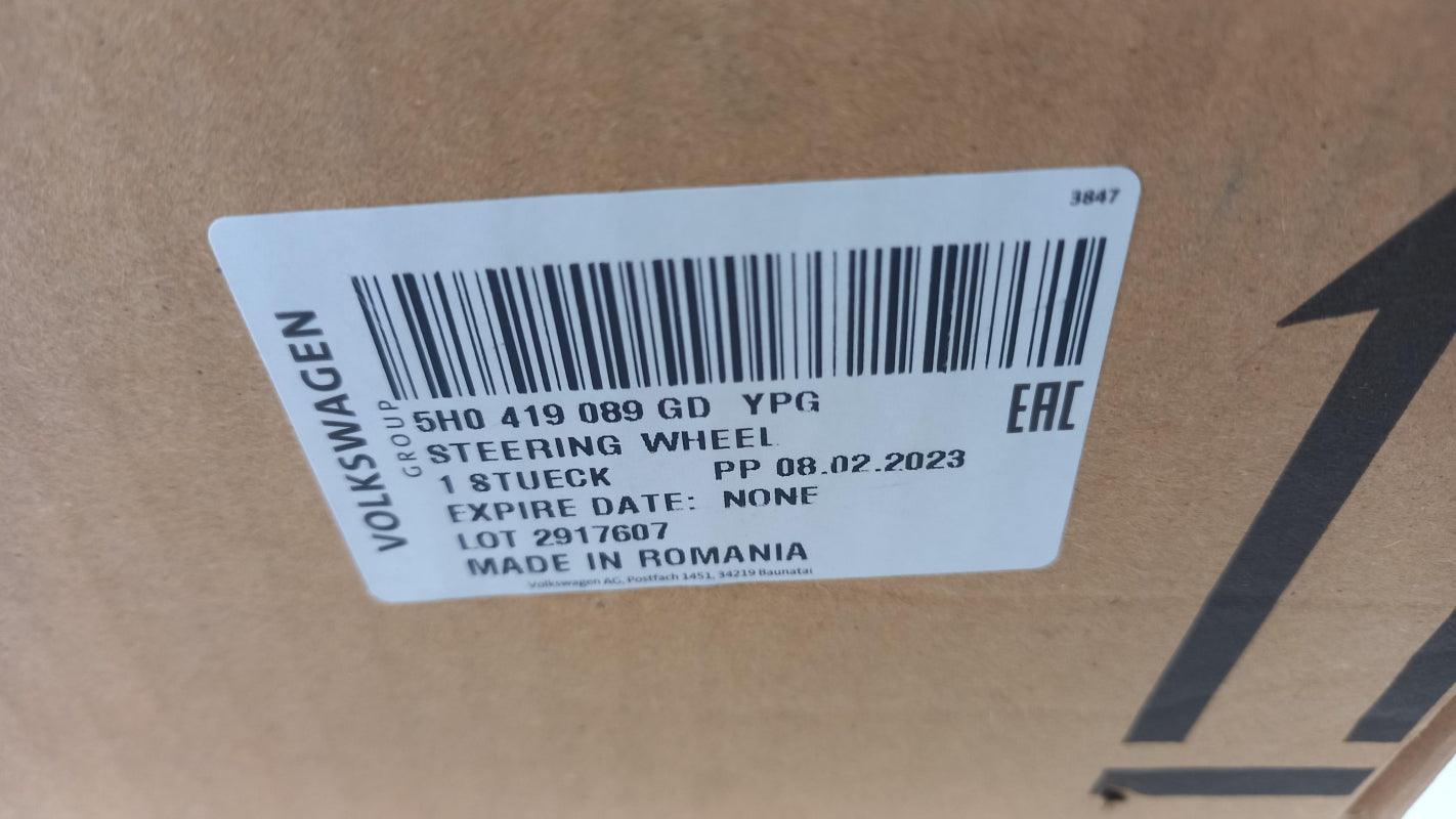 Original VOLKSWAGEN Arteon Tiguan Golf Gti Lenkrad 5H0419089GDYPG