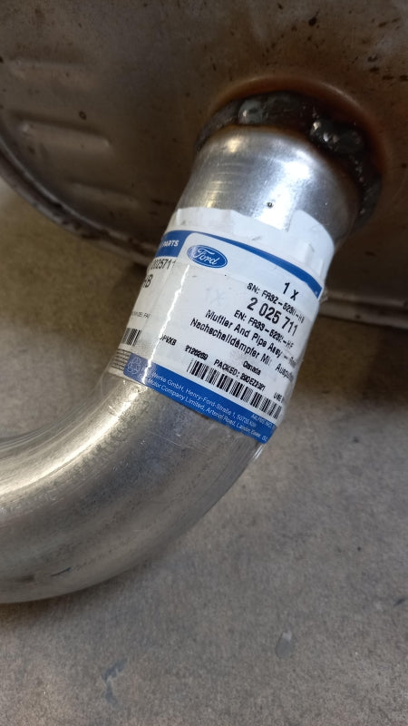 Original OE FORD Abgasanlage Schalldämpfer 2025711