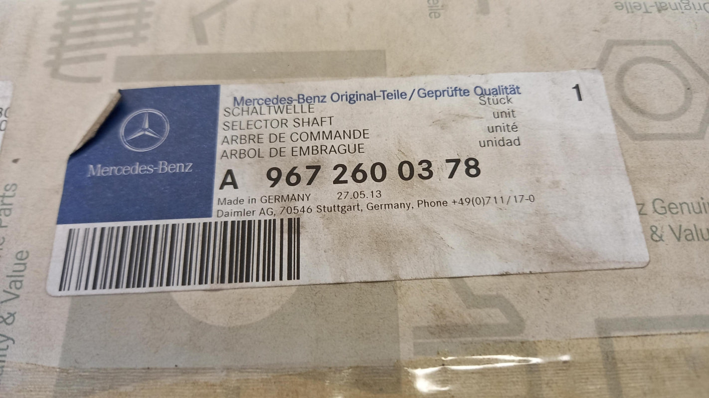 Original MERCEDES-BENZ Atego Schaltstange Schalthebel A9672600378