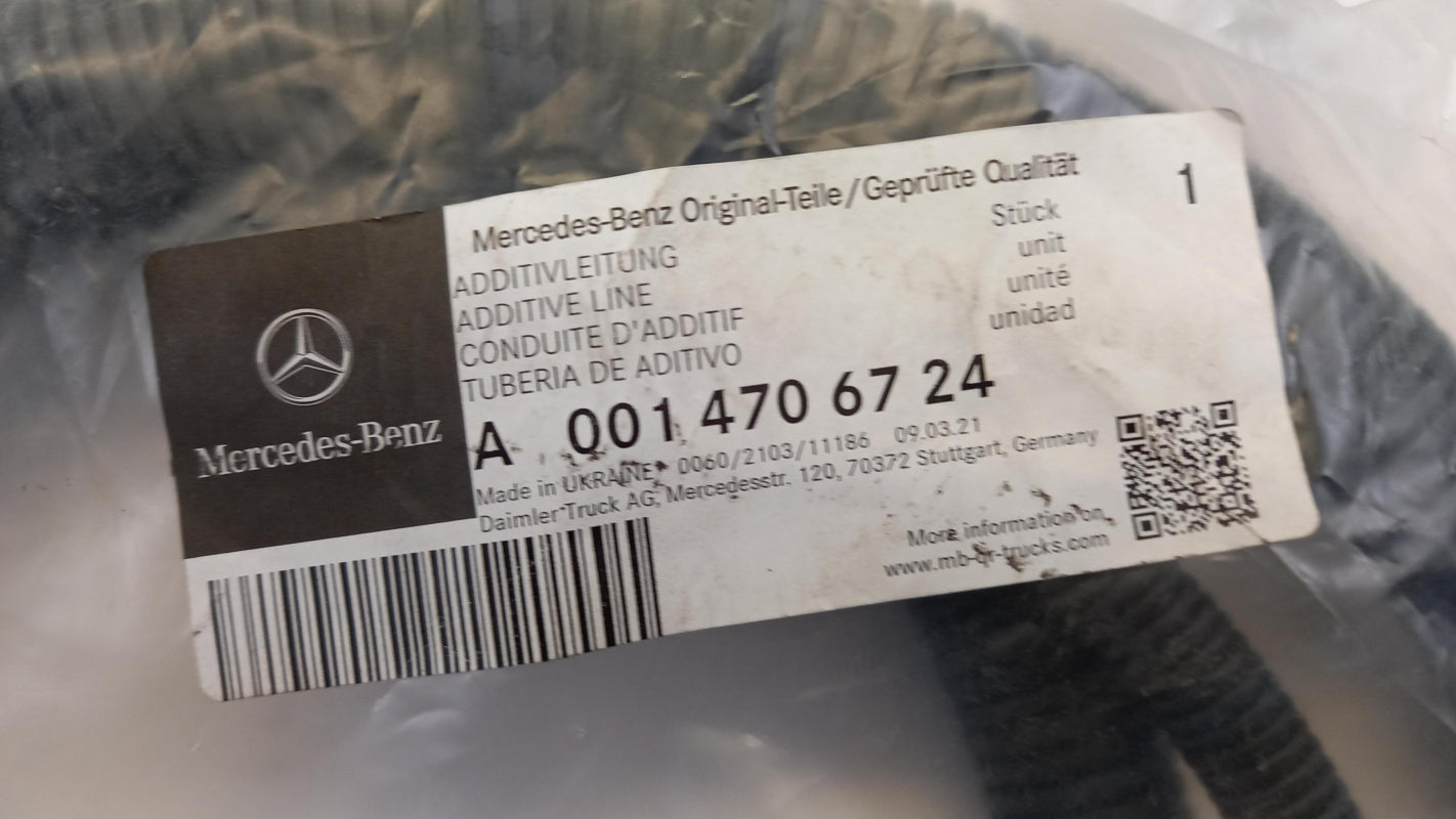 Original OE MERCEDES-BENZ Rohr A0014706724