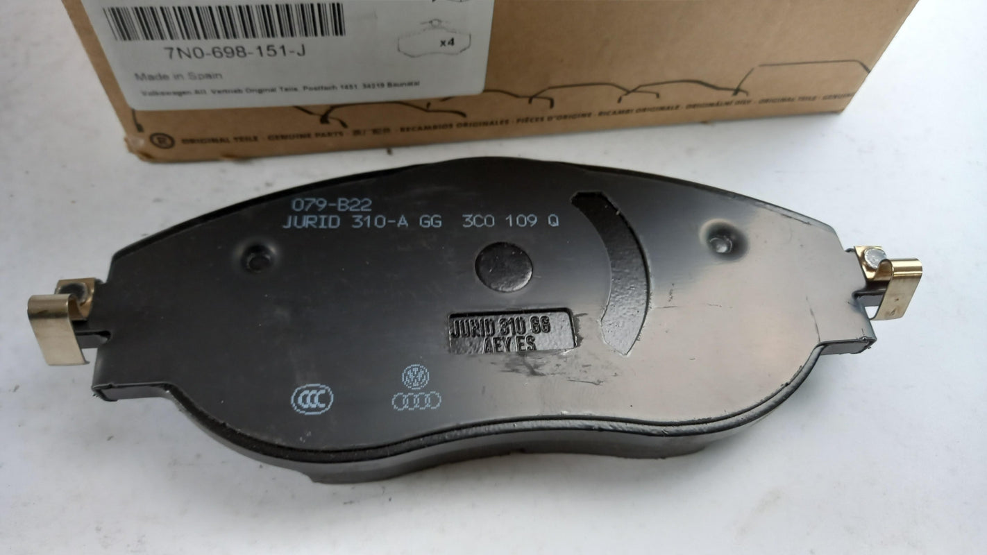 Original OE Volkswagen Bremsbeläge 7N0698151J