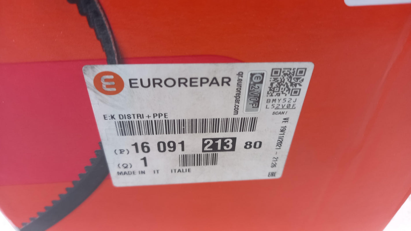 Original OE Peugeot Wasserpumpe + Zahnriemenkit 1609121380