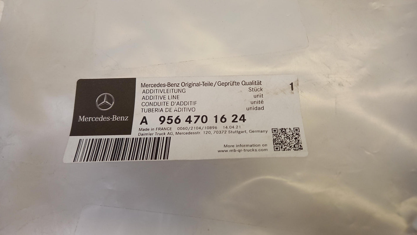 Original OE MERCEDES-BENZ Kraftstoffleitung A9564701624