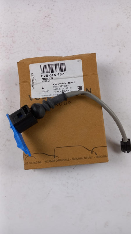 Original OE Volkswagen brake pad wear warning contact 8V0615437 