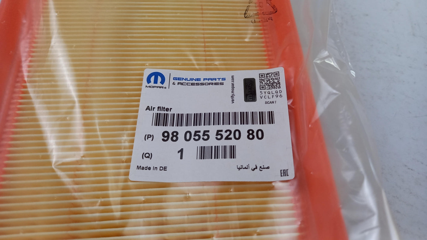 Original PSA C3 C4 DS3 DS4 208 308 1.2 THP Luftfilter 9805552080
