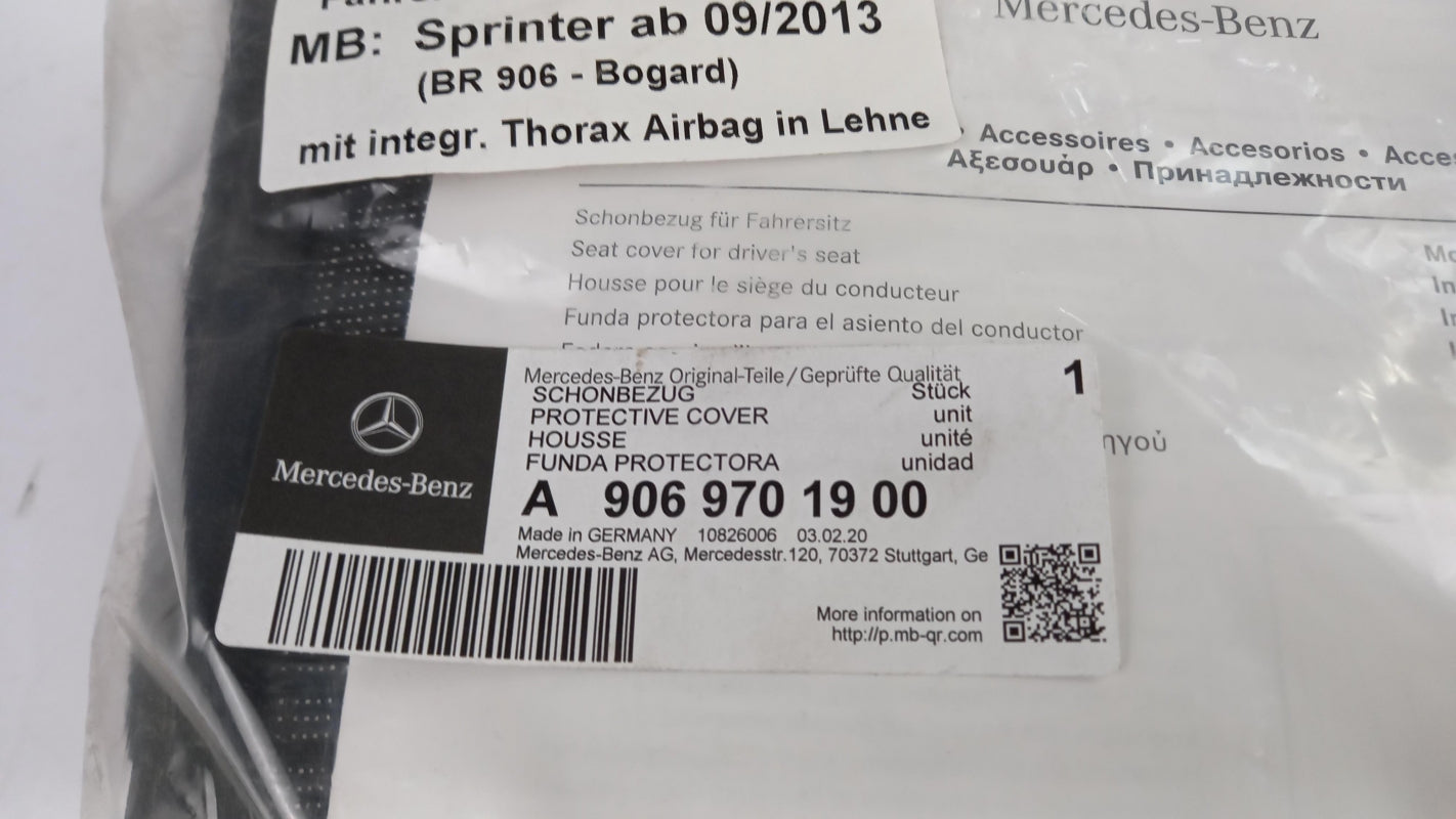 Original MERCEDES-BENZ Sprinter W906 Sitzbezug A9069701900