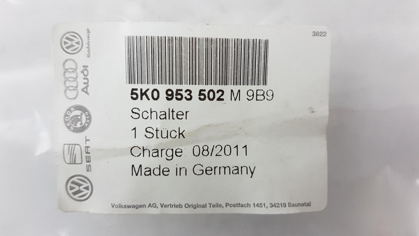 Original VW Caddy Eos Golf 6 Passat B7 Tiguan I Lenkstockschalter 5K0953502M9B9
