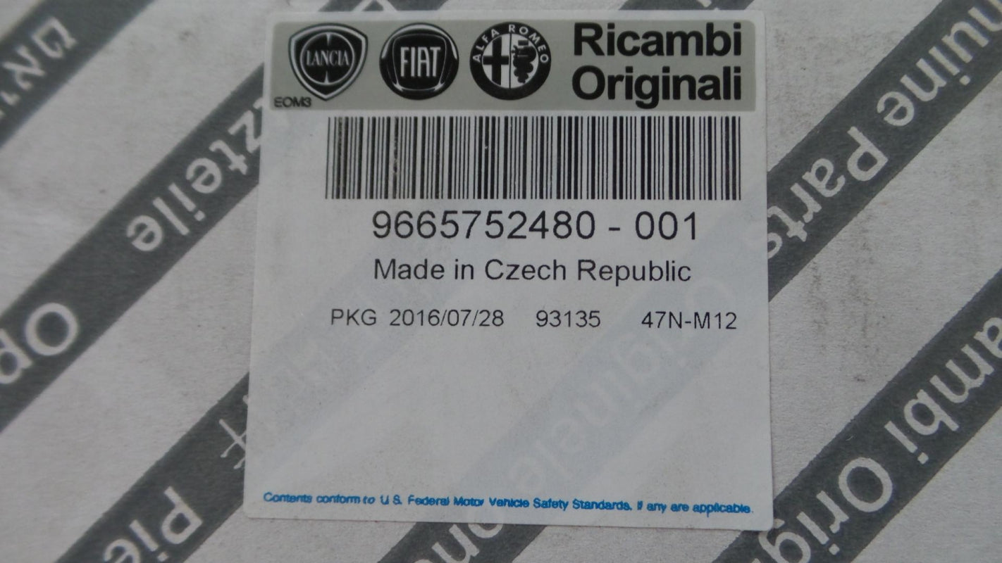 Original FIAT Nuovo Ducato 2006-2014 Abgasrückführungsventil 9665752480