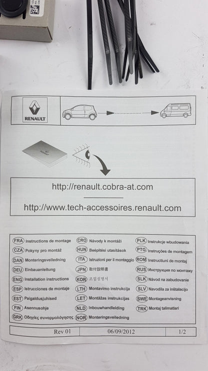 Original OPEL Vivaro-B Movano-B Einparkhilfe Hilfe zum Parken Hinten 95515258