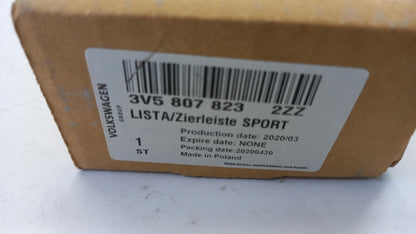 Original SKODA Superb 3V Stoßstangen Zierleiste chrom hinten mitten 3V58078232ZZ