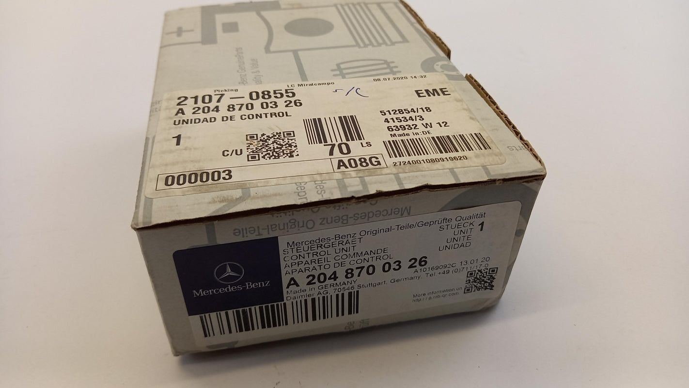 Original MERCEDES-BENZ C-klasse W204 Xenonlicht Steuergerät A2048700326