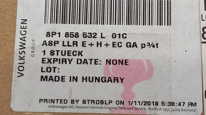 Original AUDI A3 II (2004-2008) Außenspiegel Rückspiegel Rechts 8P1858532L01C