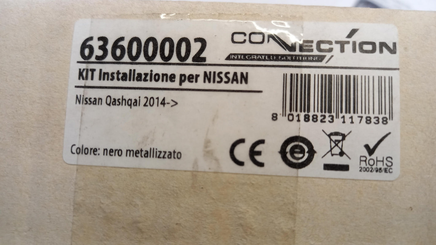 Connection Integrated Solution Montagesatz für NISSAN Qashqai J11 2-DIN 63600002