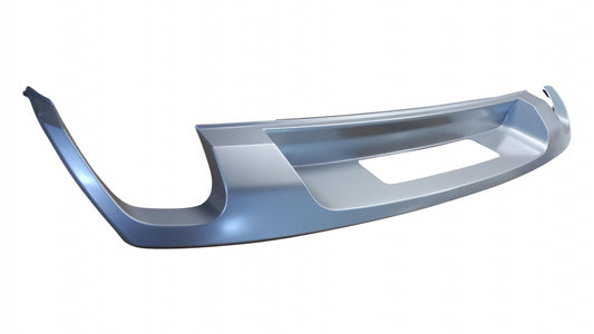 Original SEAT Leon 5F Stoßfängerabdeckung silber unten hinten 5F9807568FZ76