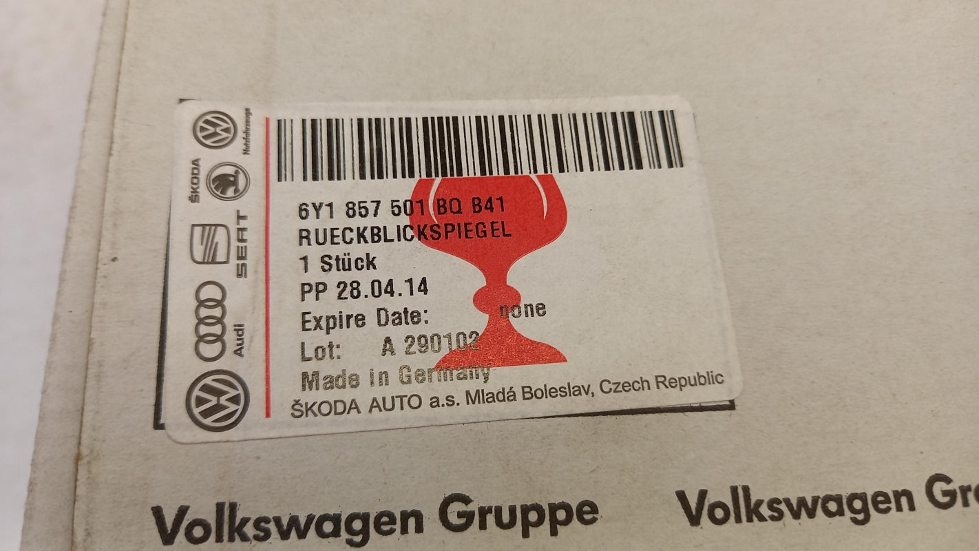 Original OE Volkswagen Außenspiegel 6Y1857501BQB41