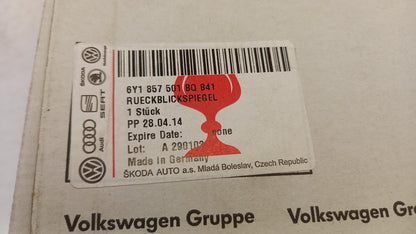 Original OE Volkswagen Außenspiegel 6Y1857501BQB41