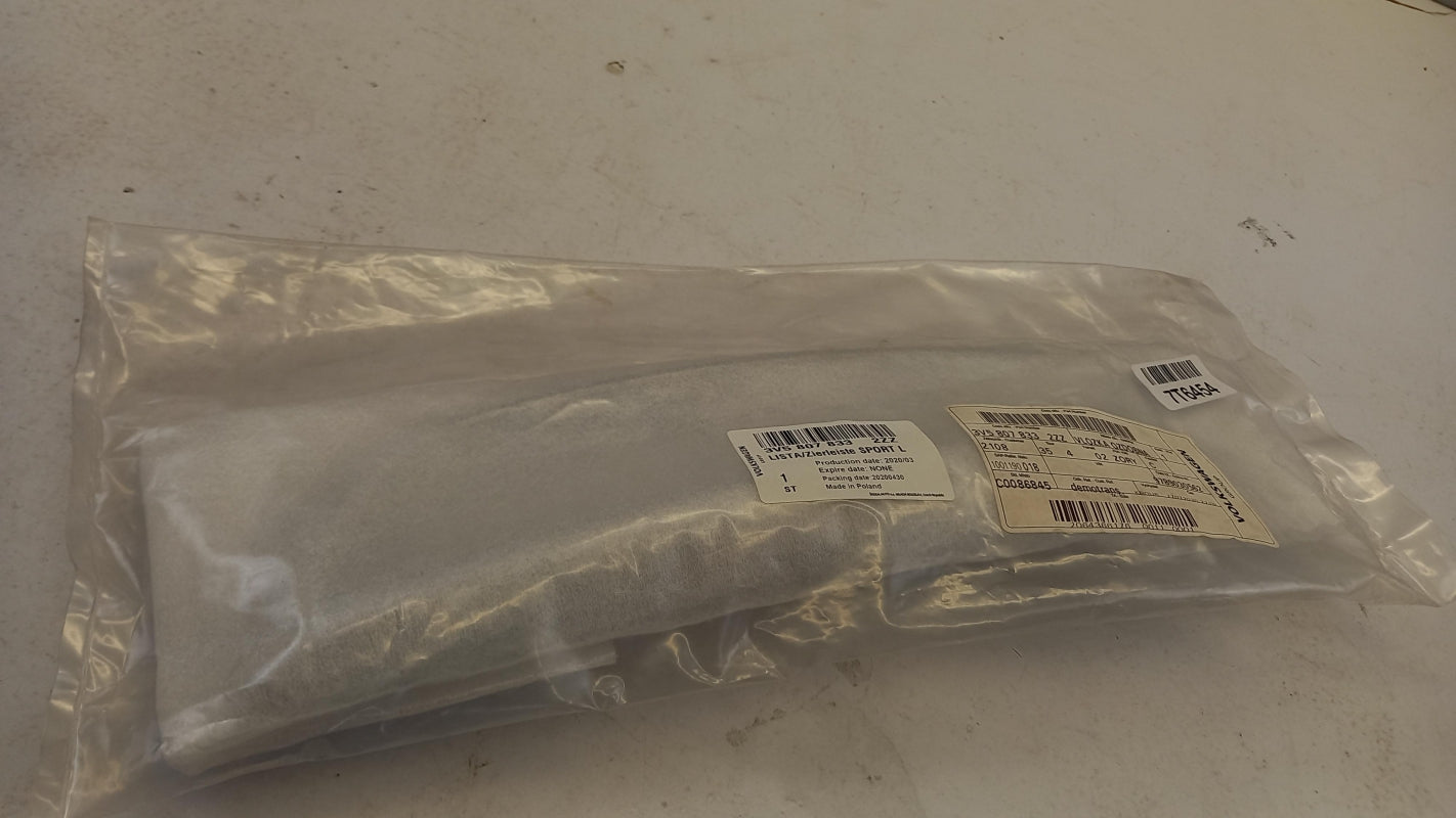 Original OE Volkswagen Stoßstangen Zierleiste 3V58078332ZZ