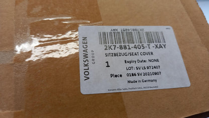 Original VW Caddy 2K Sitzbezug Stoff soul 2K7881405TXAY