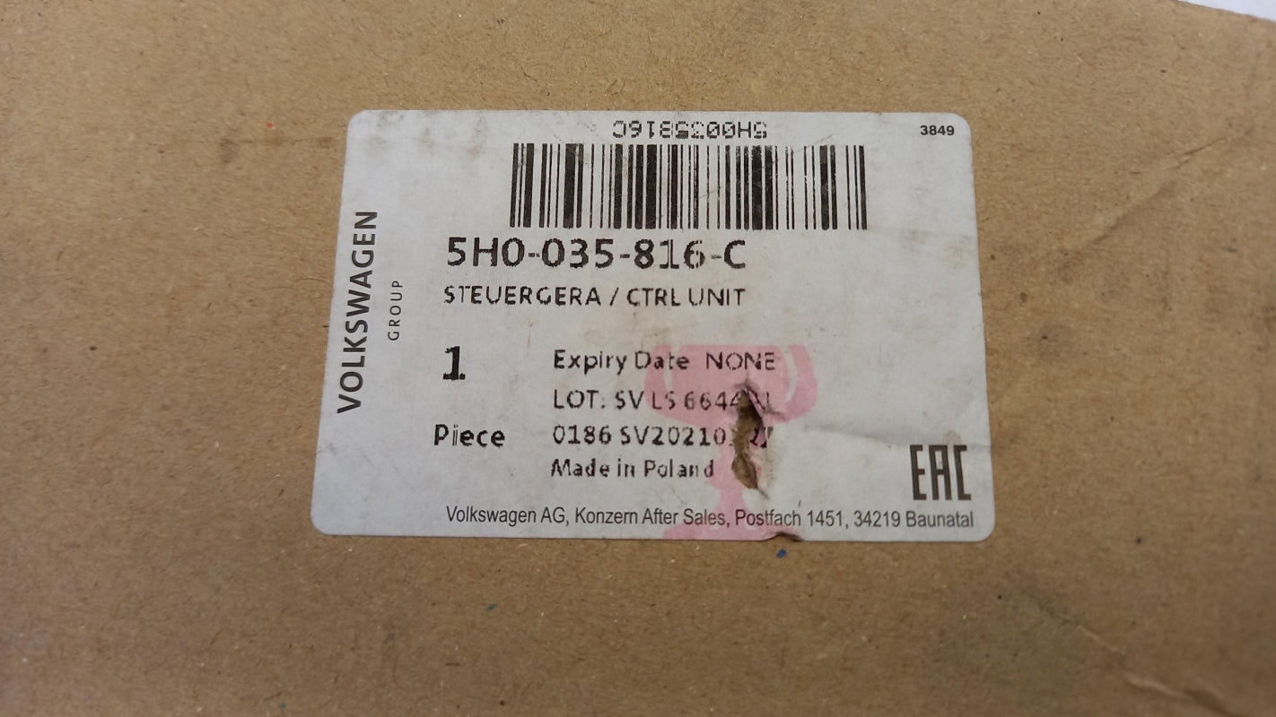 Original VW Golf CD 2020> Multimedia Haupteinheit 5H0035816C