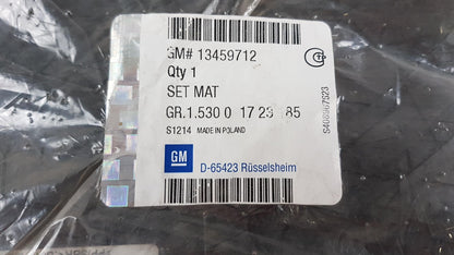 Original OPEL Adam 2013-2019 Fußmatten Velour 4-teilig Schwarz/Rot 13459712
