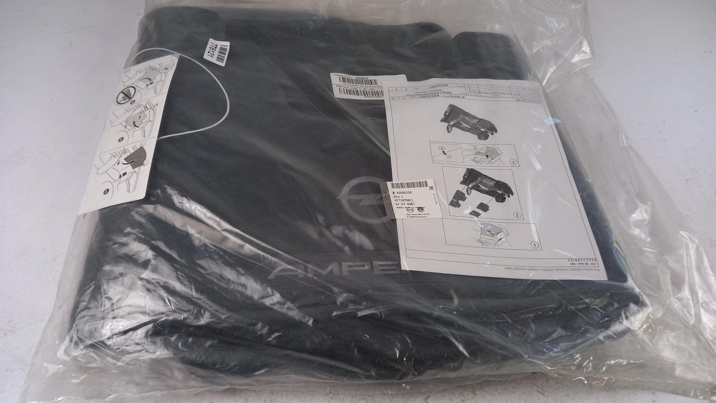 Original OPEL Ampera Fußmattensatz mit Scrapetex Velours schwarz 42505328
