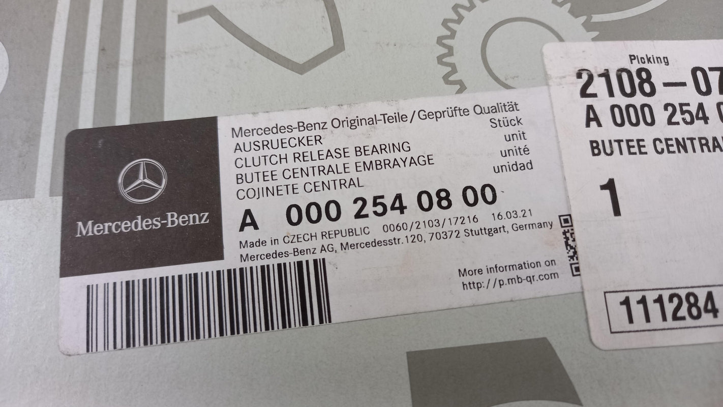 Original OE MERCEDES-BENZ Drucklager A0002540800