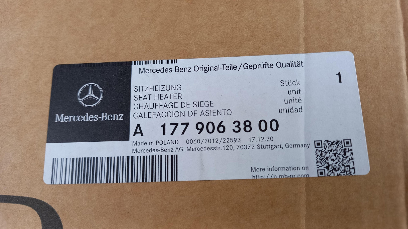 Original MERCEDES-BENZ A-klasse W177 Sitzlehnenheizung vorne A1779063800