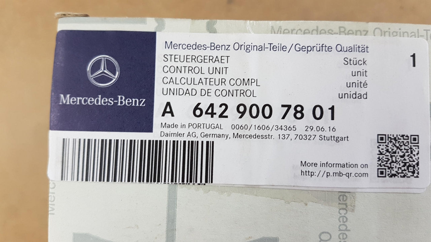 Original MERCEDES-BENZ W203 W211 X164 OM642 Glühkerzen Steuergerät A6429007801