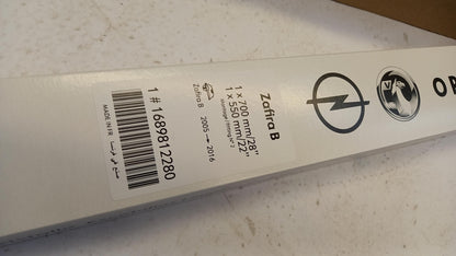 Original PSA OPEL Zafira-B 700/550mm Wischerblättersatz (2st) vorne 1689812280