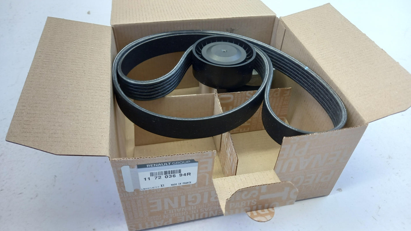 Original RENAULT Clio Captur Duster Logan Megane Keilrippenriemensatz 117203694R