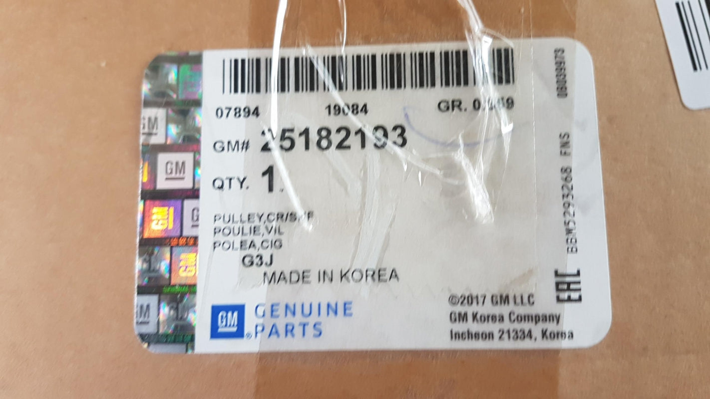 Original OPEL Antara-A Riemenscheibe Kurbelwelle 2.2 CDTi 25182193