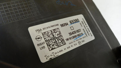 Original OPEL Corsa F Scheinwerfer Halogen mit Glühbirnen Rechts 9829465380