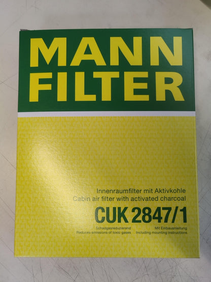 MANN-FILTER für PORSCHE Cayenne II VW Touareg II Innenraumfilter CUK2847/1