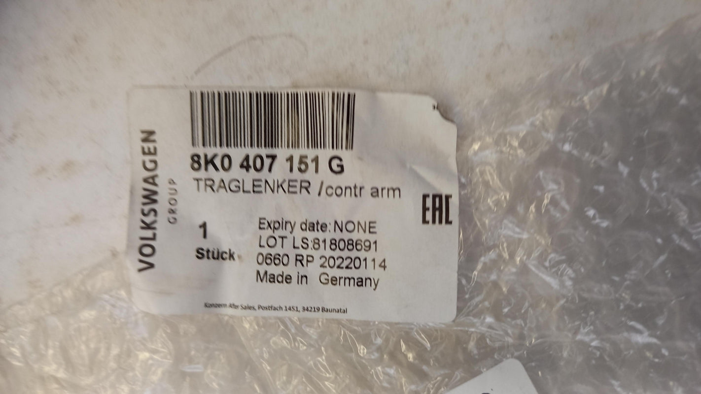 Original AUDI A6 A7 (4G) Q5 (8R) Querlenker unten vorne links 8K0407151G