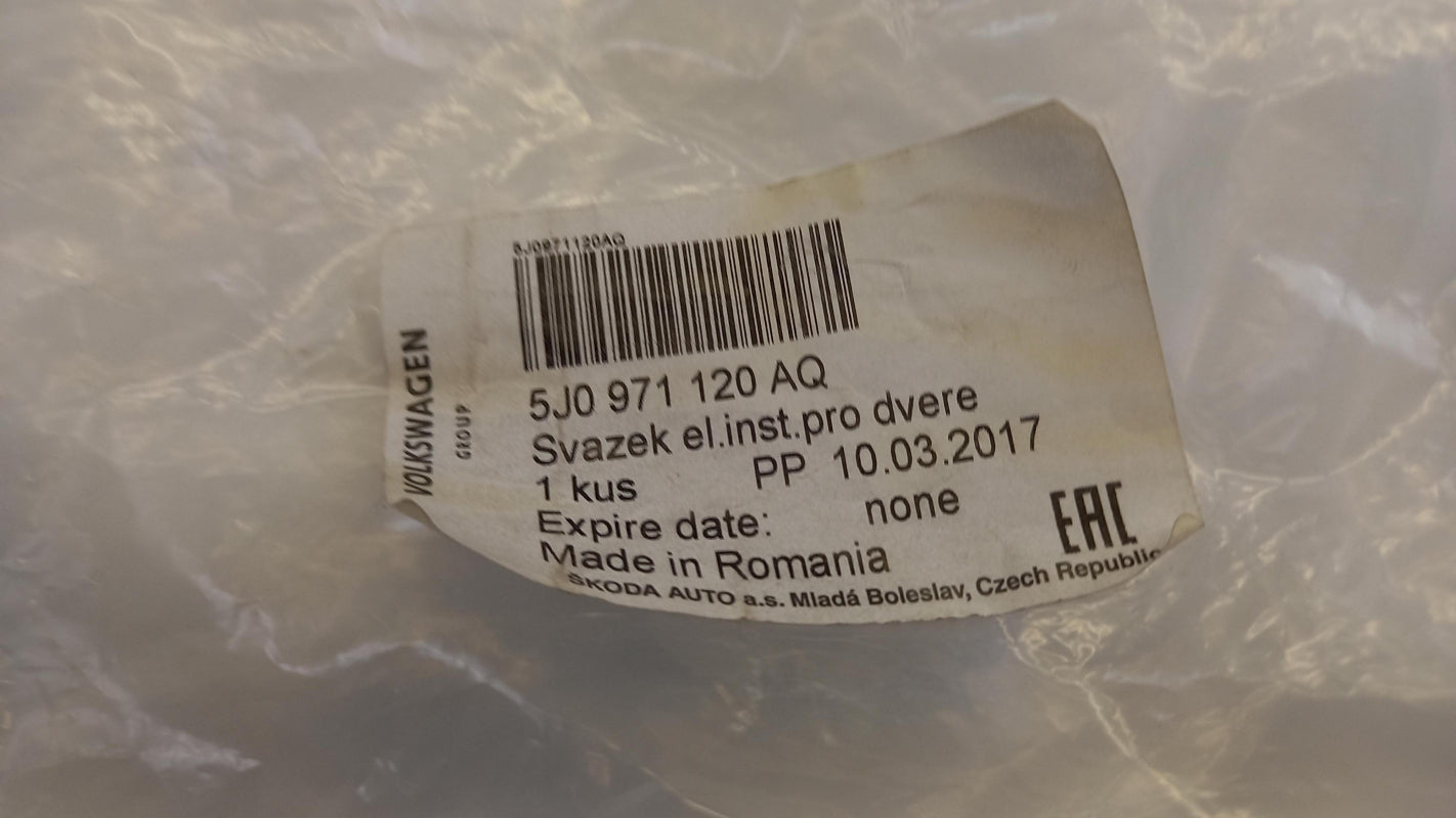 Original OE Volkswagen Tür Kabelbaum 5J0971120AQ