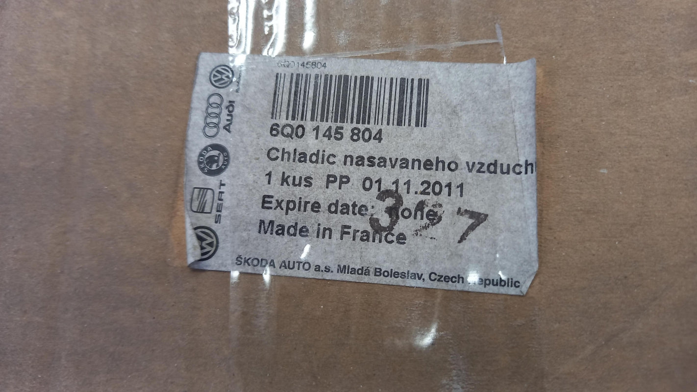 Original SKODA Fabia 6Y 2000-2004 1.9TDI Ladeluftkühler 6Q0145804