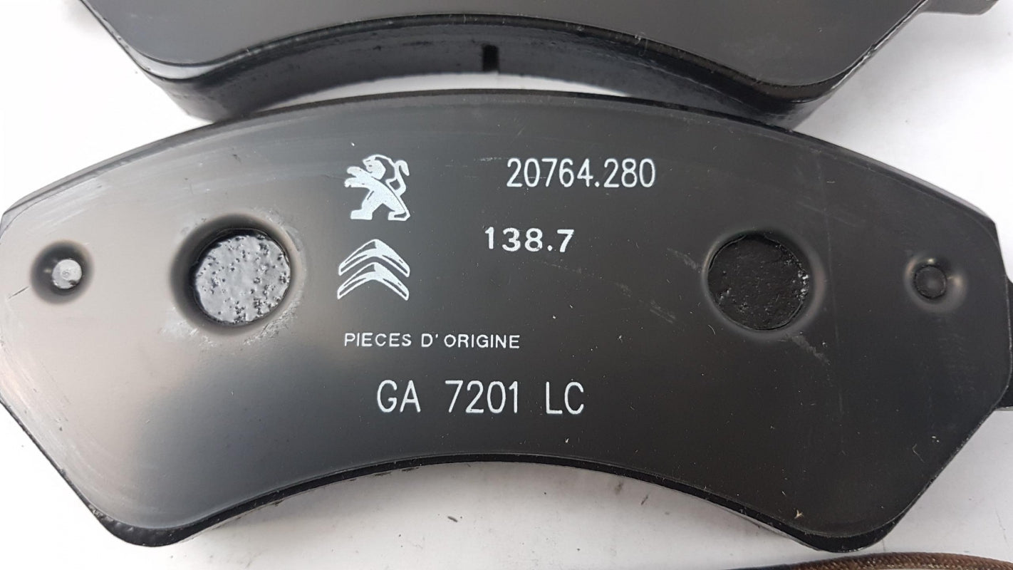 Original PEUGEOT Boxer III CITROEN Jumper III Bremsbeläge Vorne 1623842580