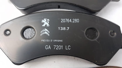 Original PEUGEOT Boxer III CITROEN Jumper III Bremsbeläge Vorne 1623842580