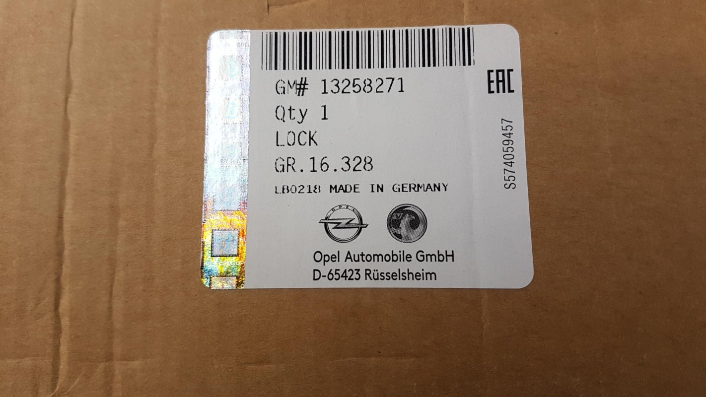 Original OPEL Corsa-D Türschloss vorne links 13258271