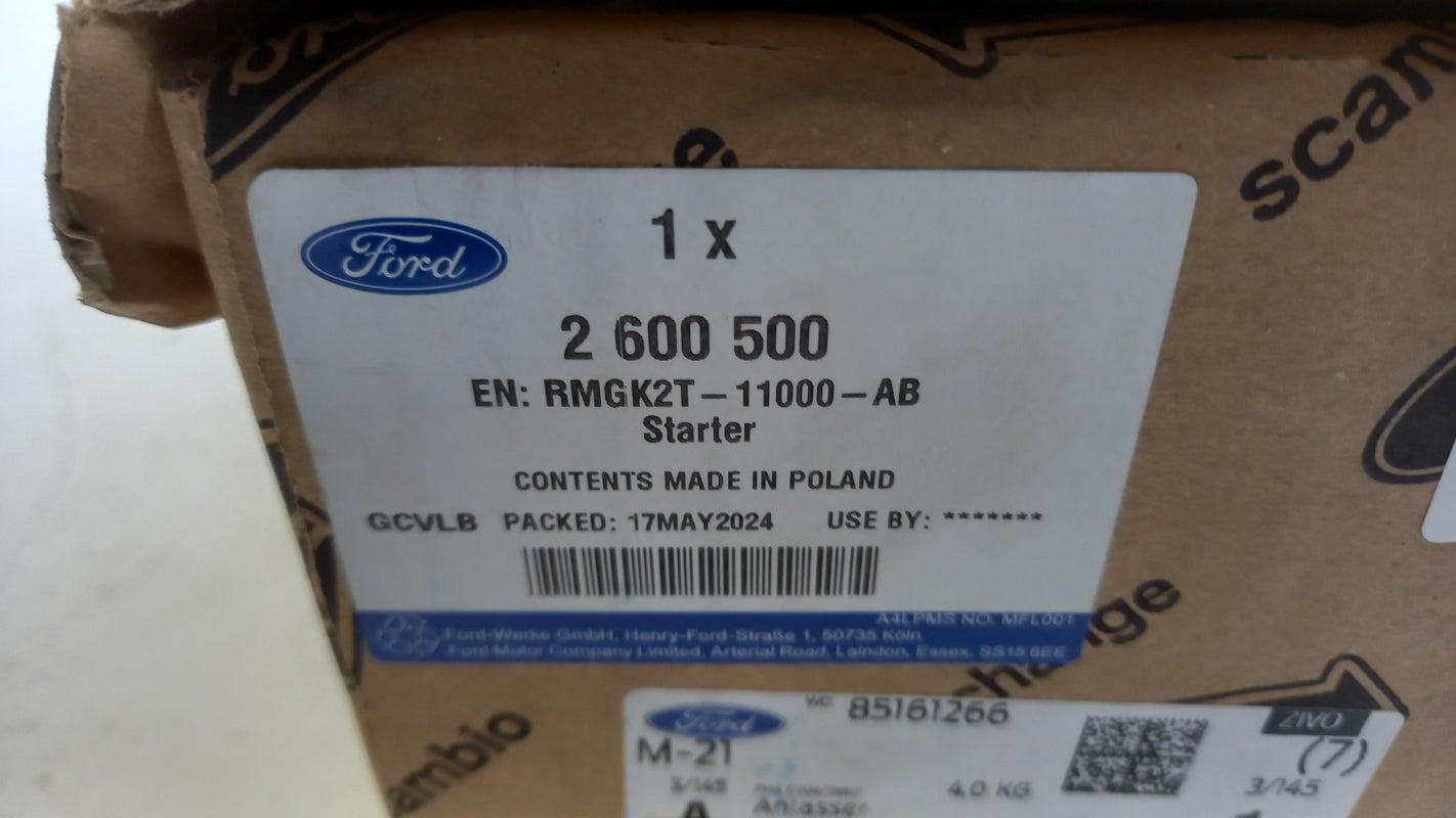 Original FORD Transit Custom I 2012- 2.0 EcoBlue Anlasser 2600500