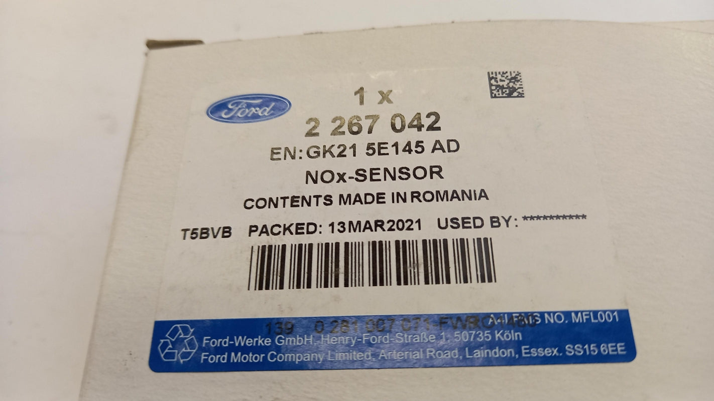 Original FORD Tourneo Custom I Nox Sensor Harnstoffeinspritzung 2.0D 2267042