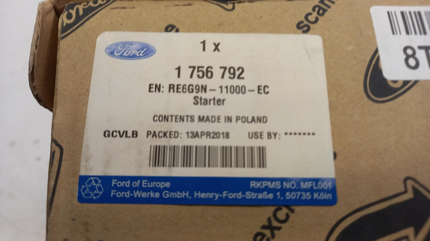 Original FORD C-Max Focus S-Max Mondeo 1.8TDCi Anlasser 1756792