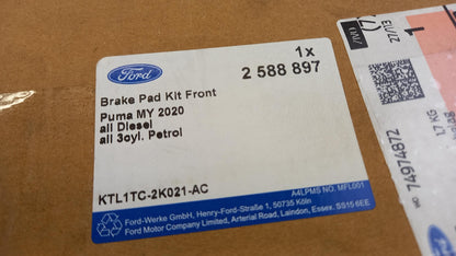 Original FORD Puma 1.0 Ecoboost 1.5 Diesel Bremsbeläge vorne 2588897